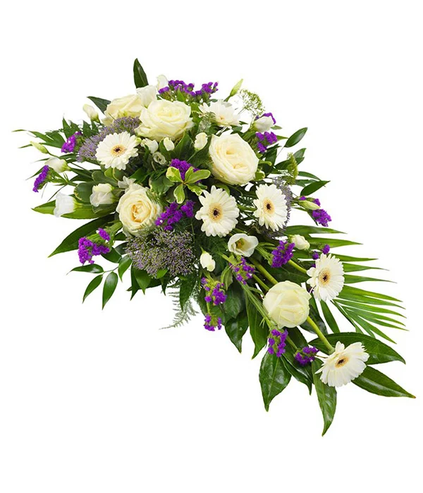 Purple & White Spray