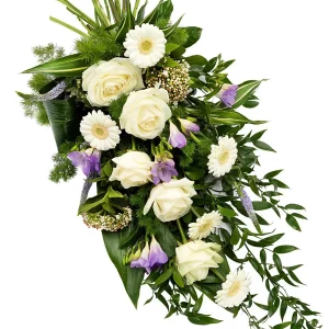 White & Purple Sheaf flowers