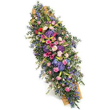 Country Casket Spray Flowers