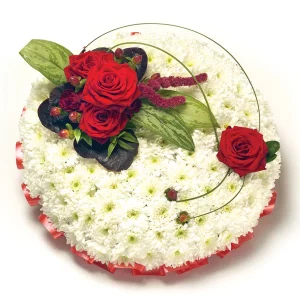 Red & White Posy 2