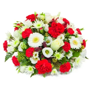 Red & White Posy