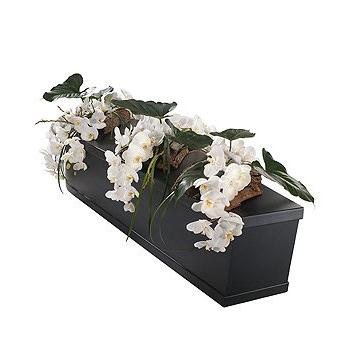 White Orchid Casket Bar Trio